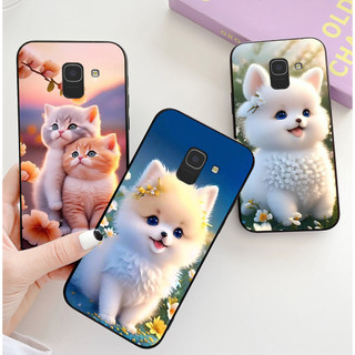 Ốp lưng Samsung ss j6 plus / ss j6+ / a8 2018 / a8 plus 2018 / ss j6 2018 in hình chú mèo dễ thương cute