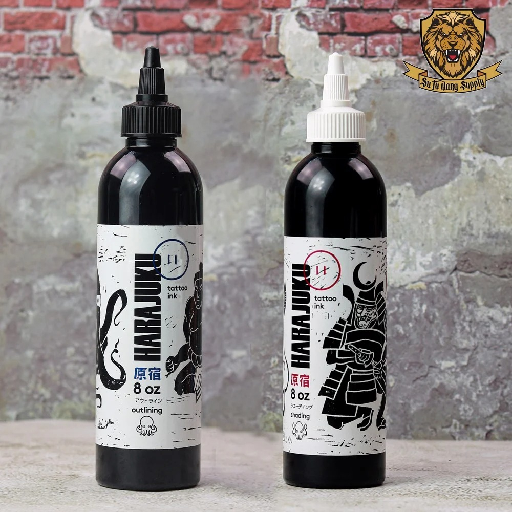 Radiant Harajuku Sumi mực xăm phong cách xăm hình Á, truyền thống của Nhật Bản