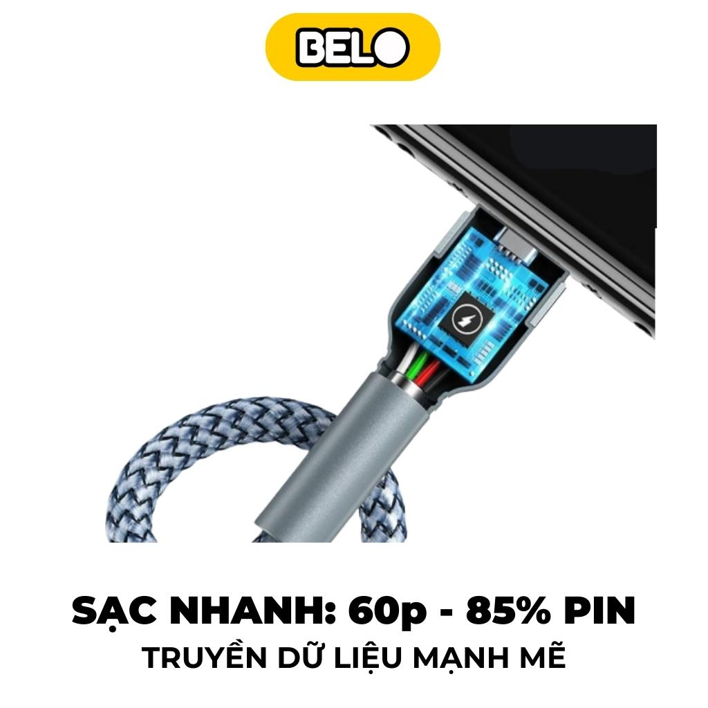 Dây sạc nhanh, cáp sạc nhanh Remax Rc-124, sạc 2.4A nhanh không nóng máy – Belo