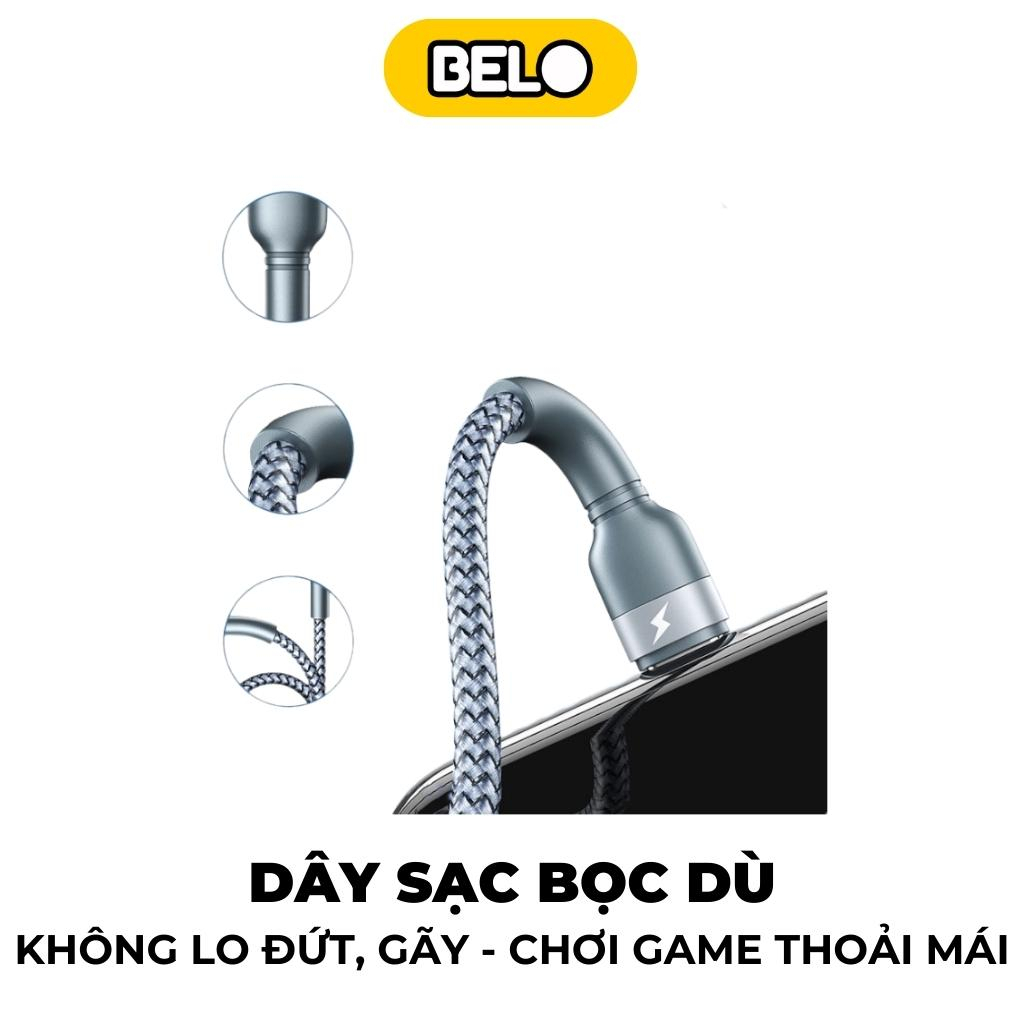 Dây sạc nhanh, cáp sạc nhanh Remax Rc-124, sạc 2.4A nhanh không nóng máy – Belo