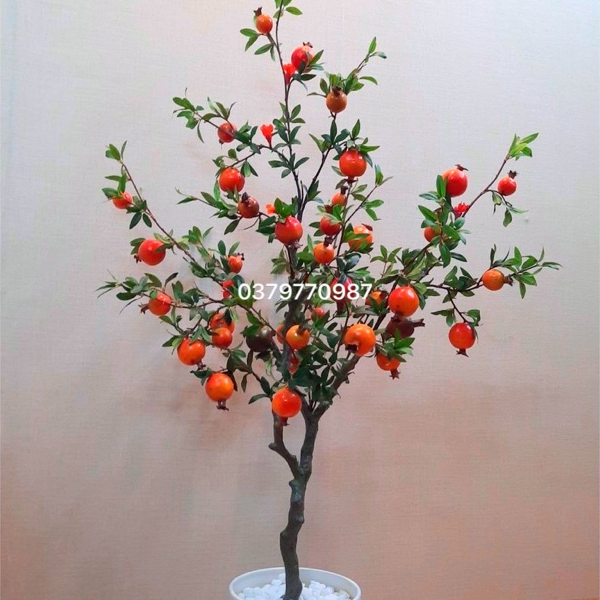 Cây lựu giả trang trí loại cao cấp 140cm
