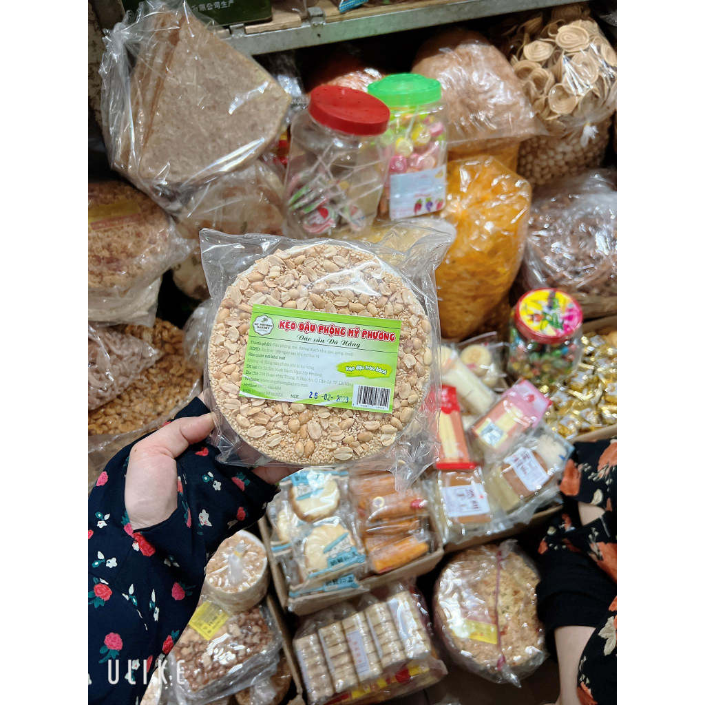 KẸO ĐẬU PHỘNG MỸ PHƯƠNG ĐẶC SẢN ĐÀ NẴNG - gói gồm 4 miếng kẹo