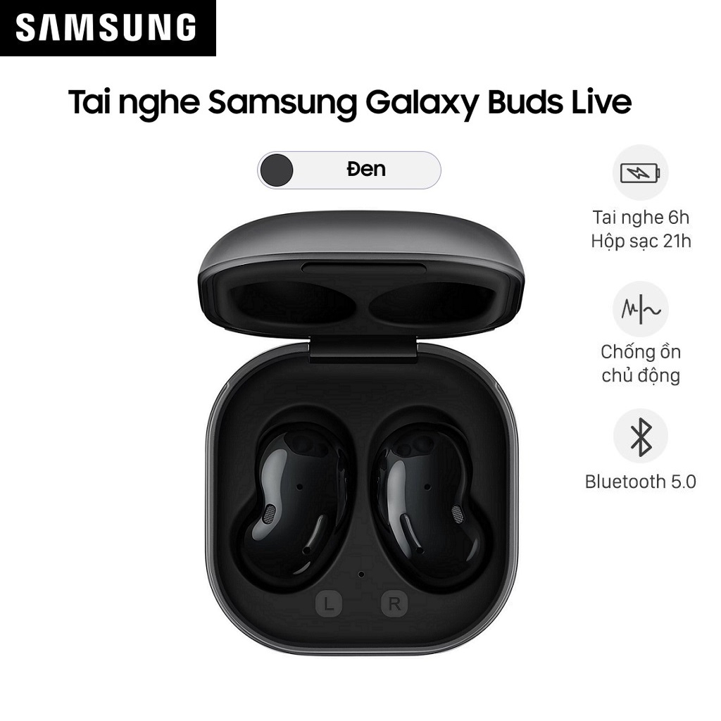 Tai nghe Samsung Galaxy Buds Live (R180) - Hàng Chính Hãng