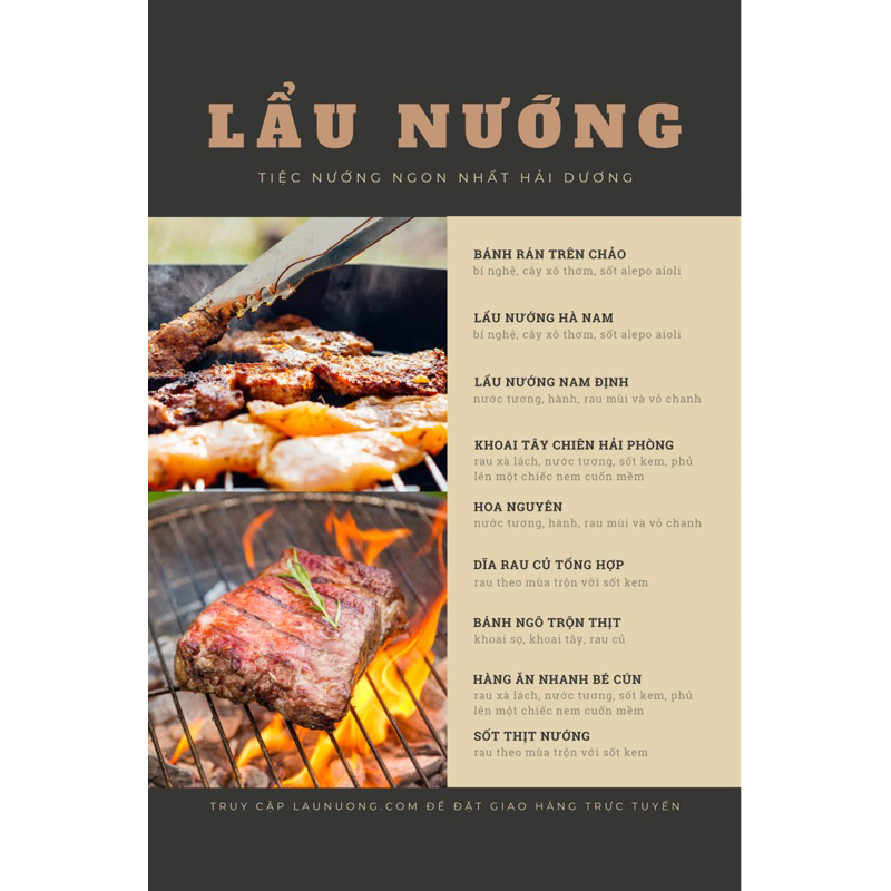 Menu Fomex Theo Yêu Cầu