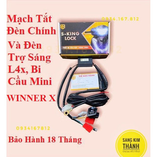 Mạch Tắt Mở Đèn Chính và Đèn Trợ Sáng Trên Nút Passing Sh Cho Xe Winner X