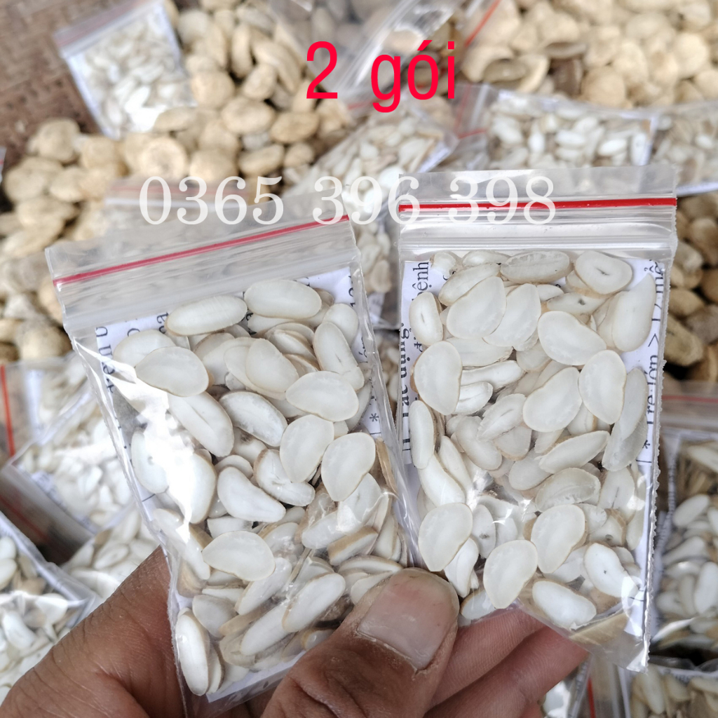 Hạt sành hạt sang dạ dày  hạt già ruột trắng 5 gói 750 lát cắt  sẵn ,dùng 5 tháng tặng 2 gói