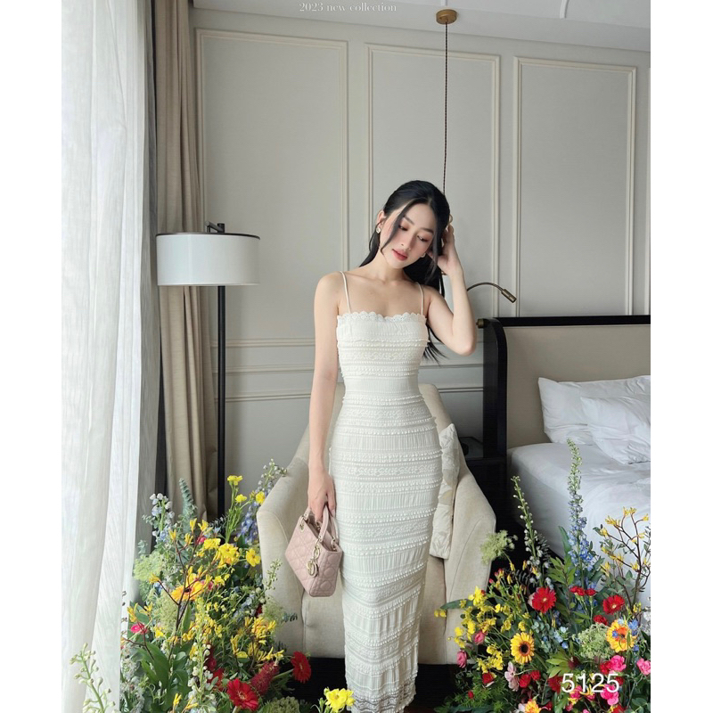 Đầm Body ren dây viền Chouchou