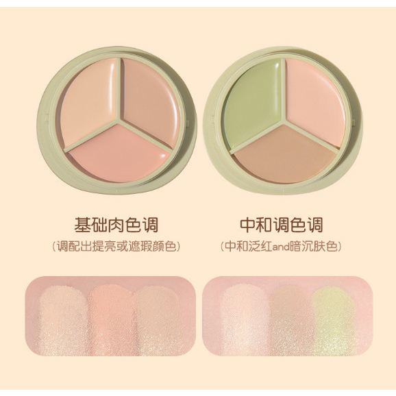 Che Khuyết Điểm Triệt Sắc 3 Màu GOGO TALES Light Coke Silk Moisten GT470 - GOGOTALES - NAC Beauty