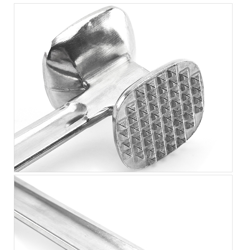 Búa Đập Đá, Dần Thịt Inox 2 Mặt Gõ