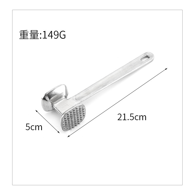 Búa Đập Đá, Dần Thịt Inox 2 Mặt Gõ
