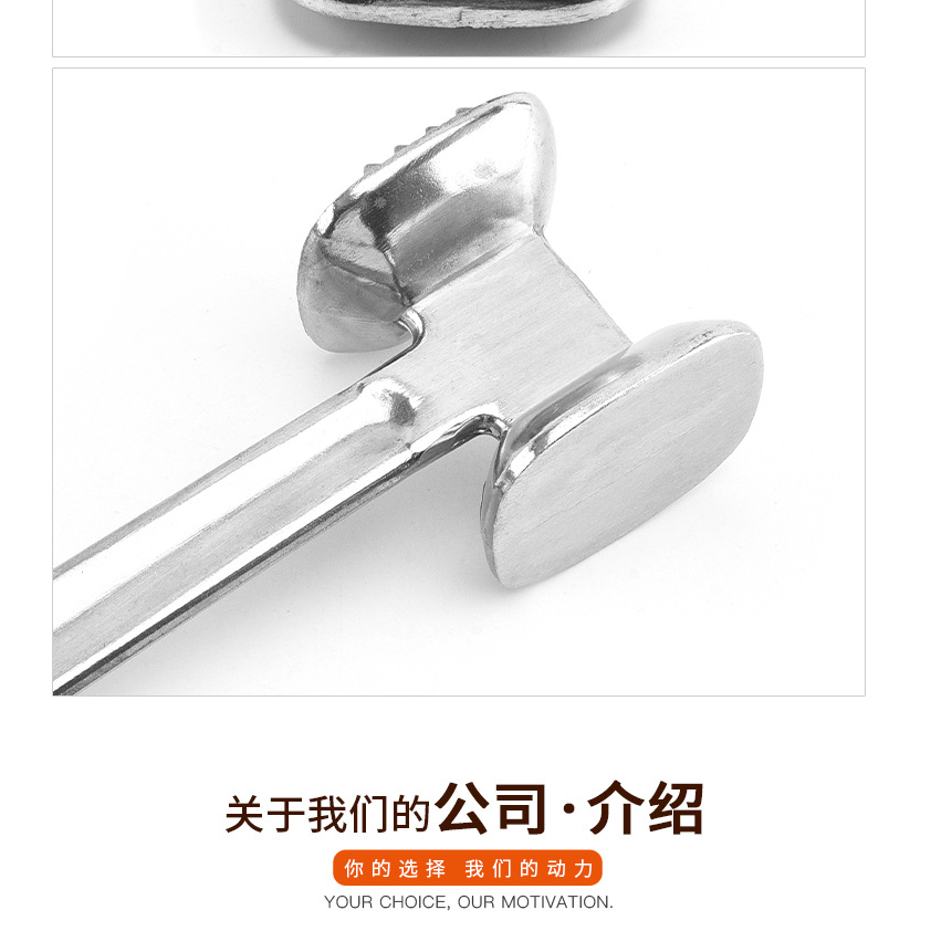 Búa Đập Đá, Dần Thịt Inox 2 Mặt Gõ