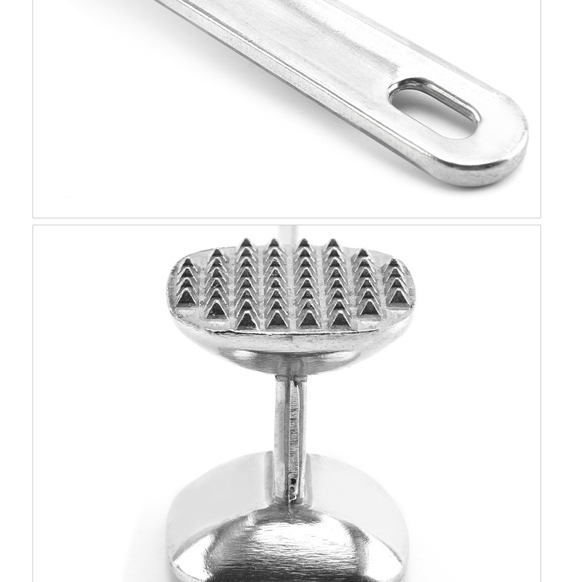 Búa Đập Đá, Dần Thịt Inox 2 Mặt Gõ