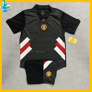Bộ quần áo clb manchester united icon đen 22-23 - alex sport