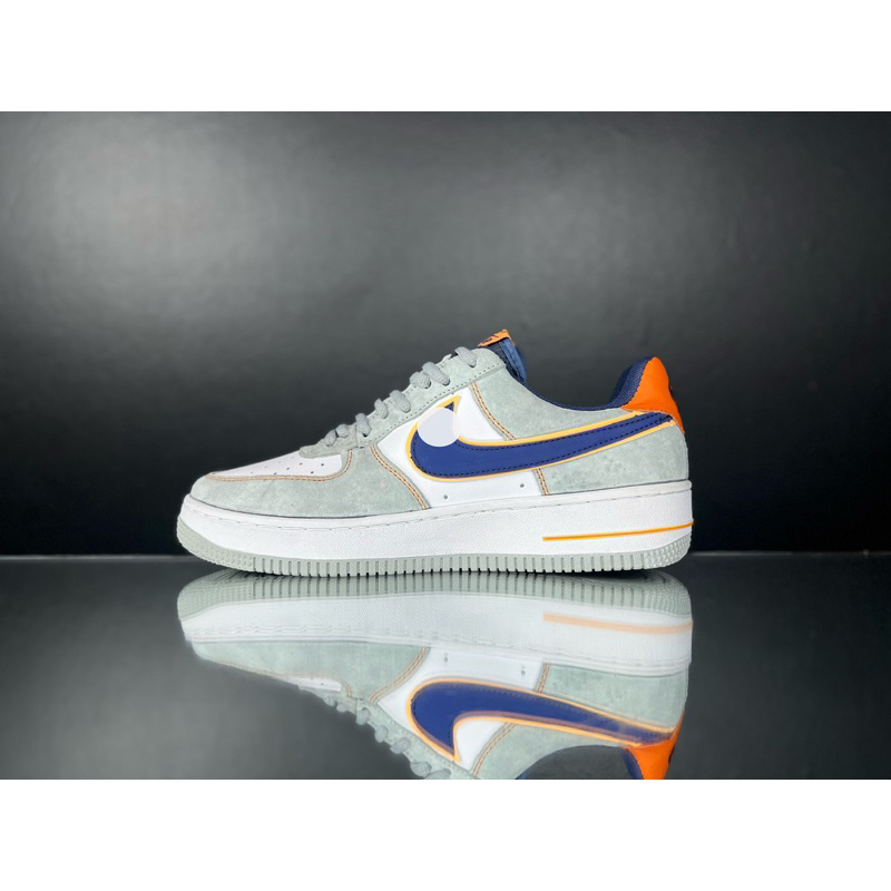 Giày Thể Thao Sneaker Air For 1 “Gót Cam” Phản Quang | AF1 Phản Quang Kèm Bộ Quà Tặng