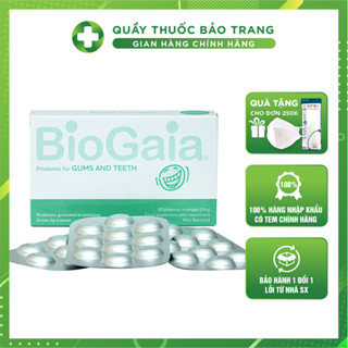 Viên ngậm men vi sinh nha khoa BioGaia ProDentis - Cân bằng khoang miệng, loại bỏ vi khuẩn, mảng bám