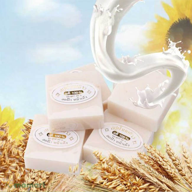 12 Xà Phòng Cám Gạo  Kích Trắng Thái Lan. ĐTLv