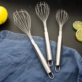 Phới lồng đánh trứng inox cứng 25cm