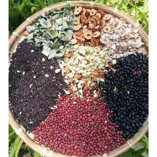 Trà gạo lứt đen mix thảo mộc ( gói 1kg)