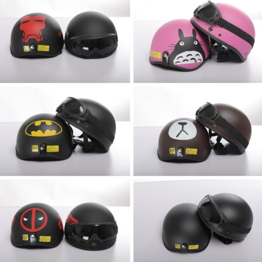 Mũ bảo hiểm , Nón Bảo Hiểm phượt, Mũ nửa đầu HOT 2023