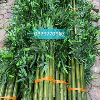 Cây Tre giả đường kính 2cm - 3cm nhiều lá loại đẹp