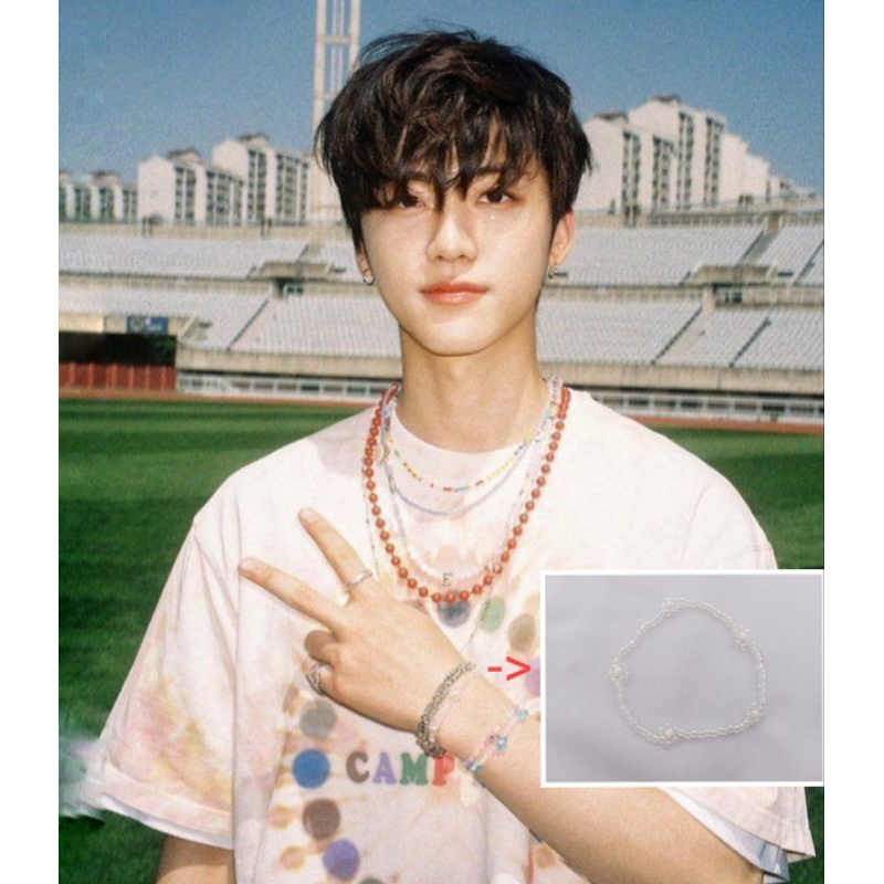 Vòng Tay Hạt Cườm Hình Hoa Handmade Cheap Moment Với Jaemin