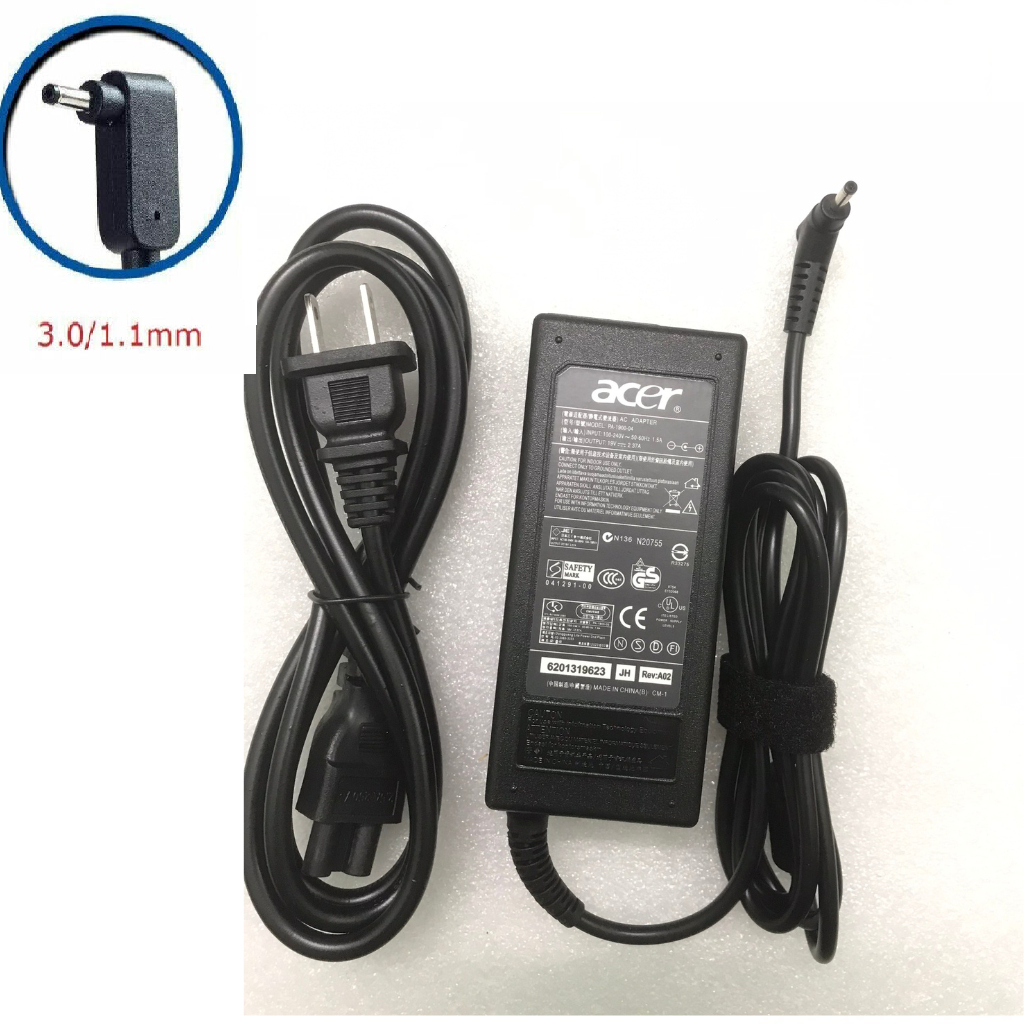 Sạc Laptop Acer 19v 2.37a / 3.42a 65W  Chân To , Chân Nhỏ ( Swift 3 5 , sạc acer aspire 3 5 7, aspire 3 a315...