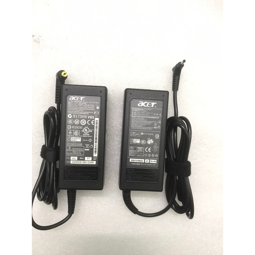 Sạc Laptop Acer 19v 2.37a / 3.42a 65W  Chân To , Chân Nhỏ ( Swift 3 5 , sạc acer aspire 3 5 7, aspire 3 a315...