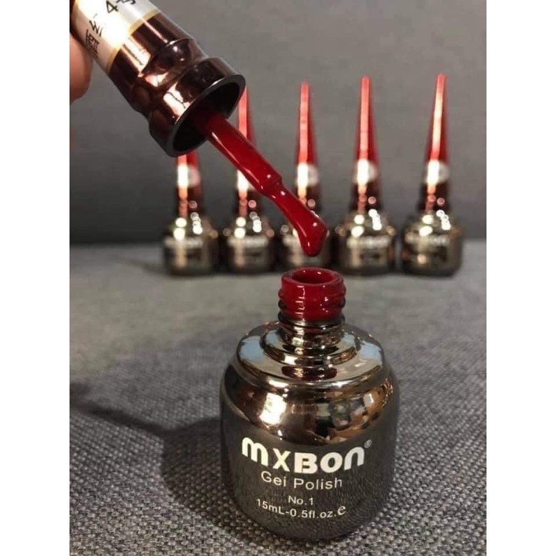 Sơn Gel MXBON Tone Đỏ Đẹp Quý Phái, Chất Sơn Chuẩn, Bóng Mượt