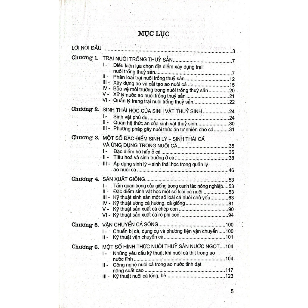 Sách - Kỹ Thuật Nuôi Trồng Thủy Sản