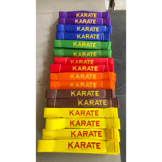 Đai KARATE võ thuật đủ màu lên đai cho các môn sinh đai phong trào giá tốt có giao hỏa tốc sài gòn