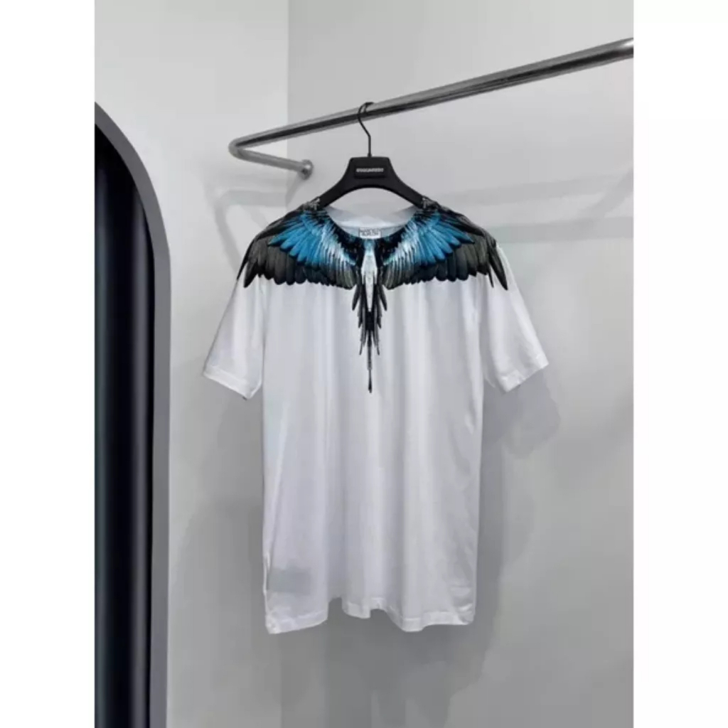 Áo Thun burlon in họa tiết cánh chim đại bàng chất cotton mát mẻ dáng rộng nam nữ