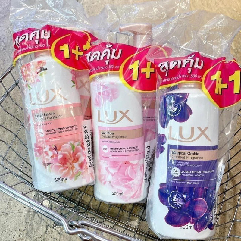 Set 2 chai SỮA TẮM LUX THÁI lan
