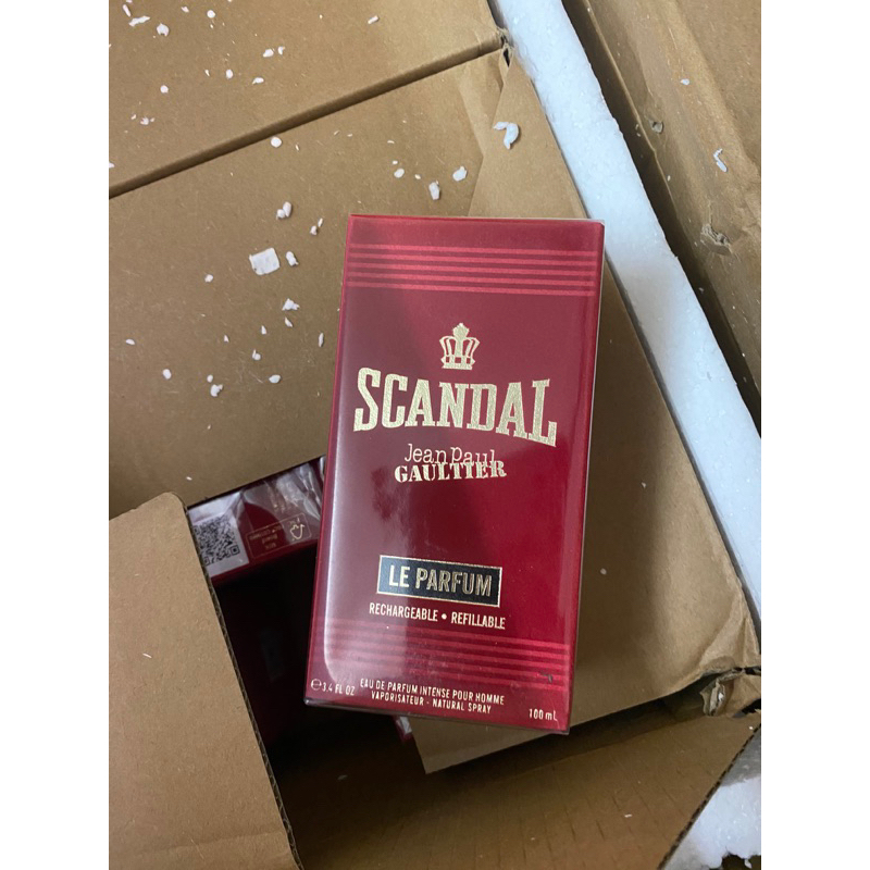 Nước hoa nam chính hãng JPG SCANDAL POUR HOMME hình vương miện đỏ 100ml Nước hoa nam tính lịch lãm- Lưu hương 8-12 tiếng