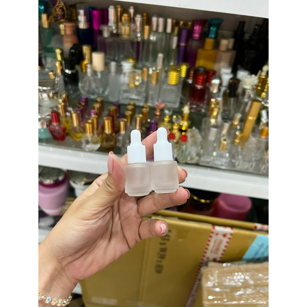 Chai Serum Tinh Dầu Màu Nhám Trắng , Hủ Kem