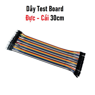 Bộ 10 dây cắm Test Board, Dây Cắm Nạp Code, Dây Đực Cái, Đực Đực, Cái Cái - Chiều Dài 10 cm, 20cm, 30cm