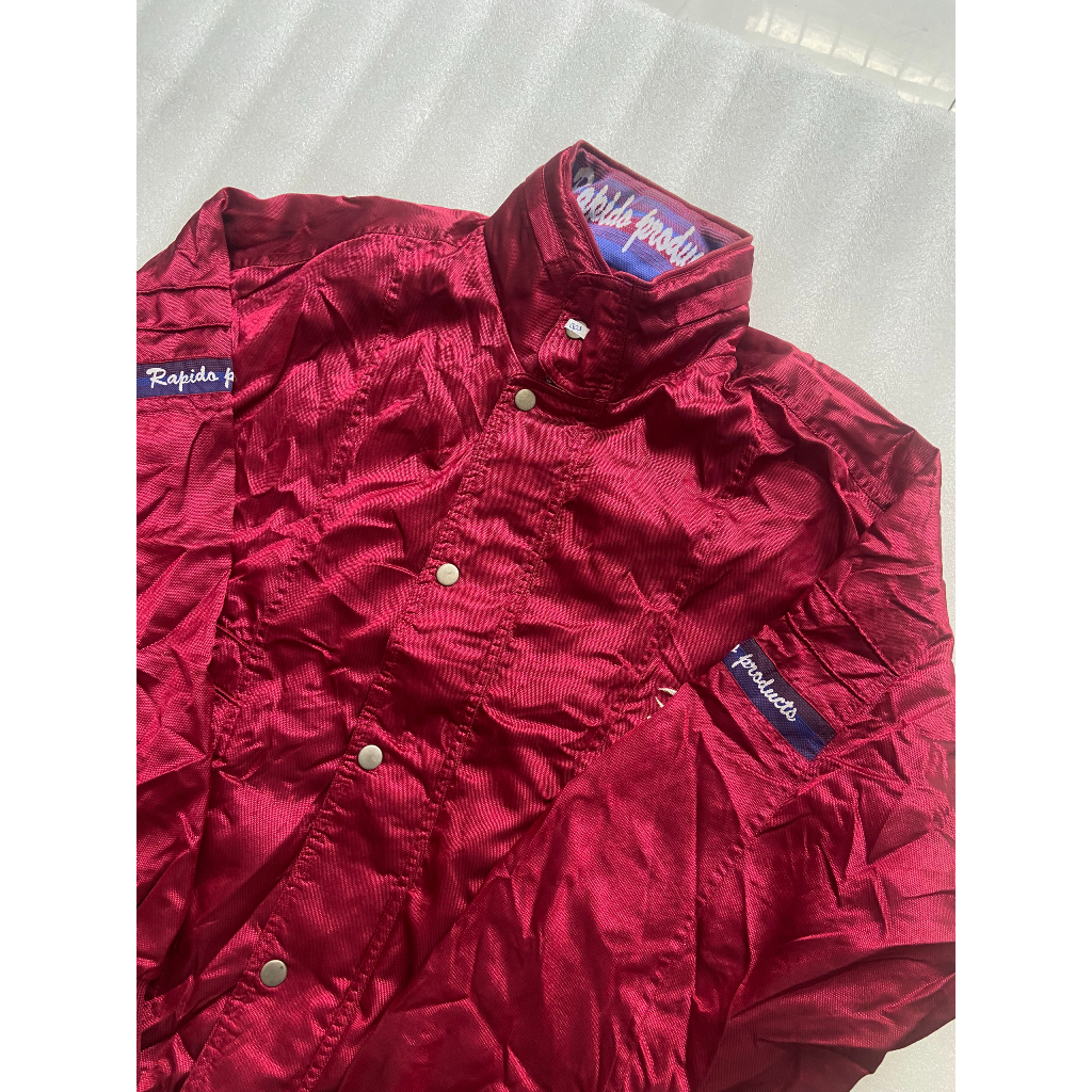 ÁO KHOÁC BOMBER ĐỎ NHO