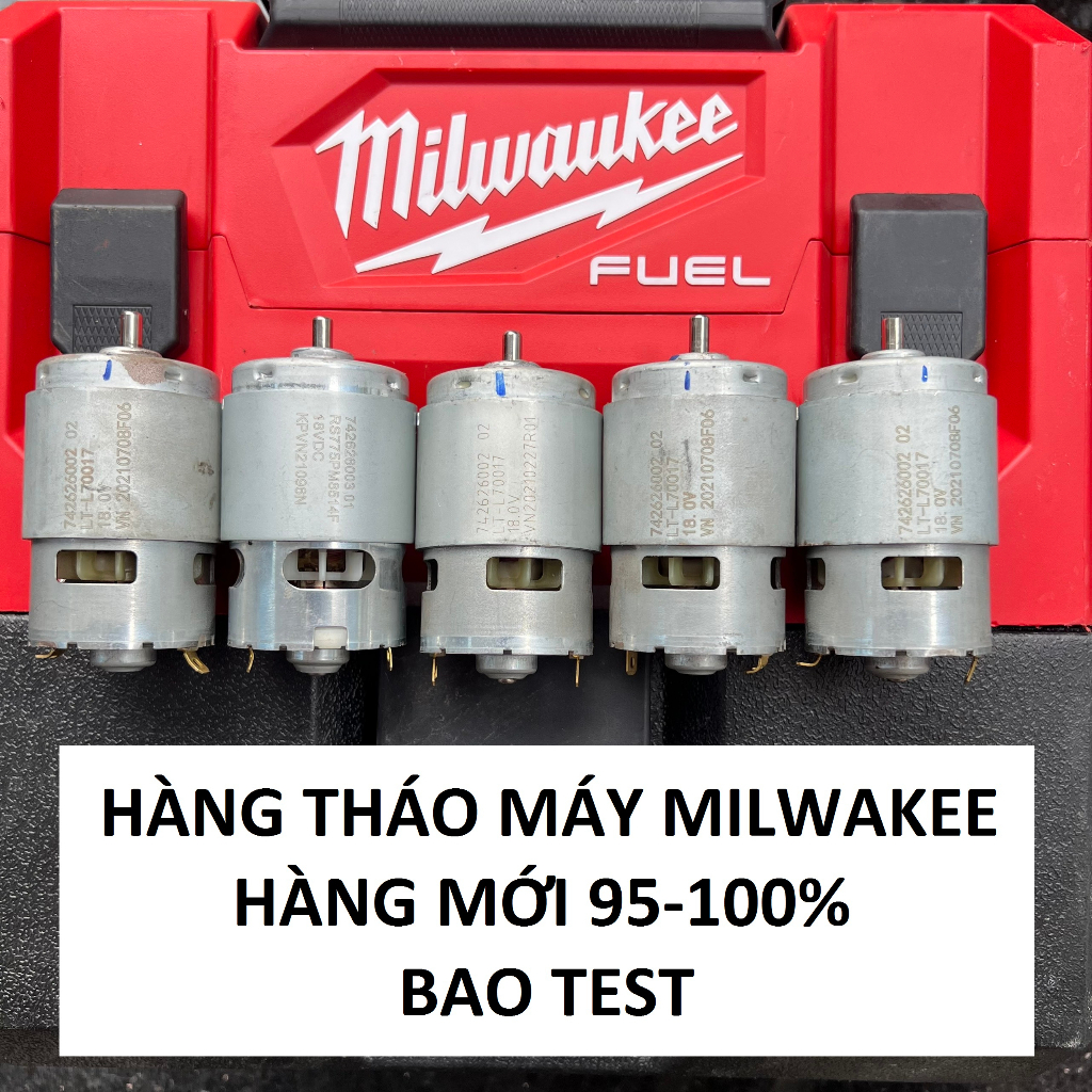 Motor, Động Cơ 775 18V Có Chổi Than - Hàng Tháo Máy MilWakee