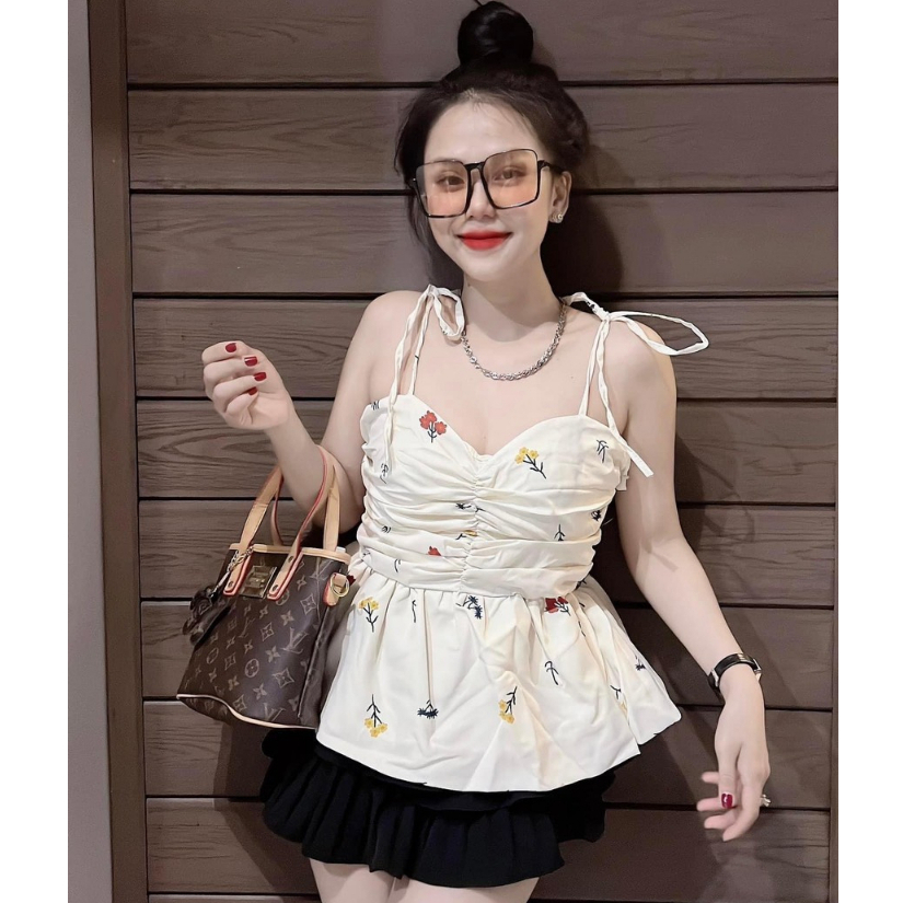 Áo Hai Dây Chun Lưng Hai Lớp Size dưới 55kg - HD134 | BigBuy360 - bigbuy360.vn