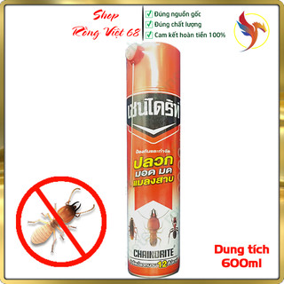 Bình xịt mối chaindrite thái lan 600ml - an toàn cho người sử dụng - không còn mối chỉ với 1 lần xịt