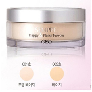 Phấn Phủ Bột Geo Sempre - Happy & Please Powder