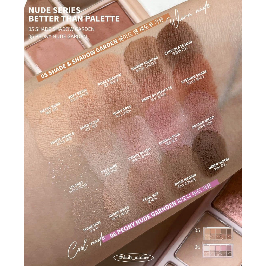 Bảng phấn mắt 10 ô Romand Better Than Eye Palette
