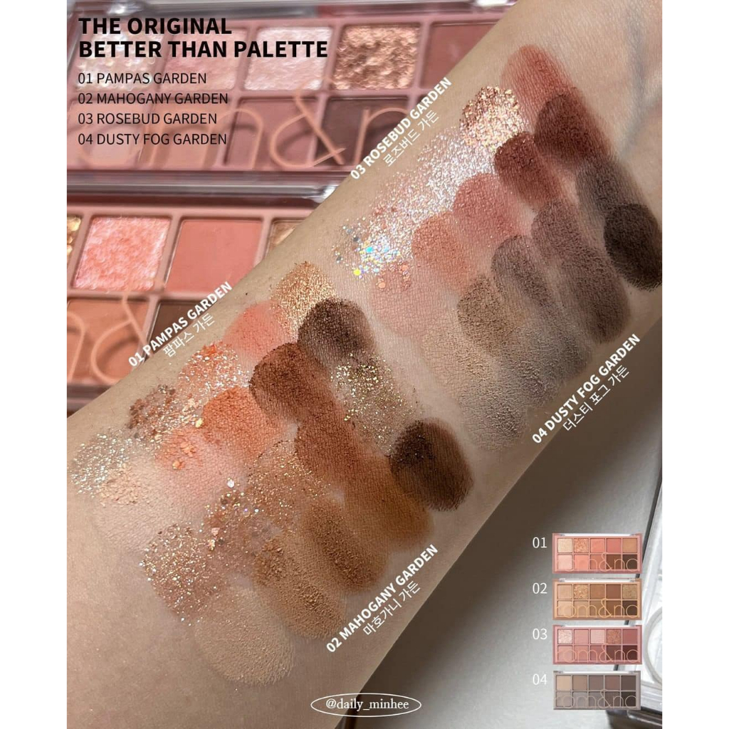 Bảng phấn mắt 10 ô Romand Better Than Eye Palette