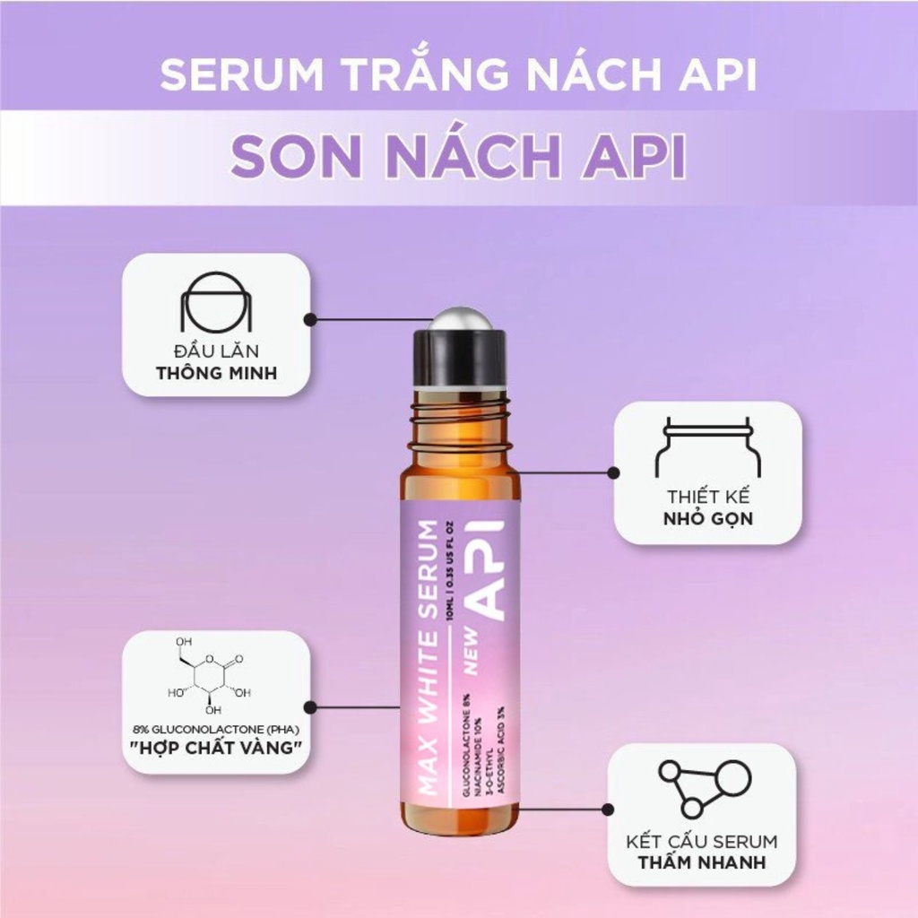 Serum khử mùi hôi nách và làm trắng nách API Mee Natural 10ml | BigBuy360 - bigbuy360.vn