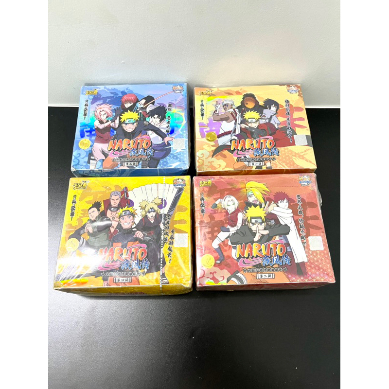 Hộp thẻ nhân phẩm Naruto Kayou full box