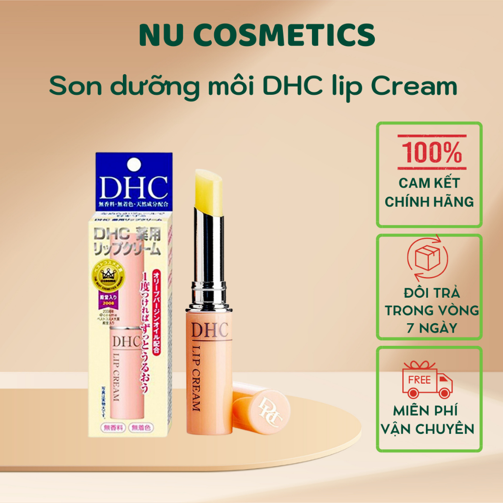 Son dưỡng môi DHC lip Cream 1.5g Nhật Bản mềm môi căng mọng
