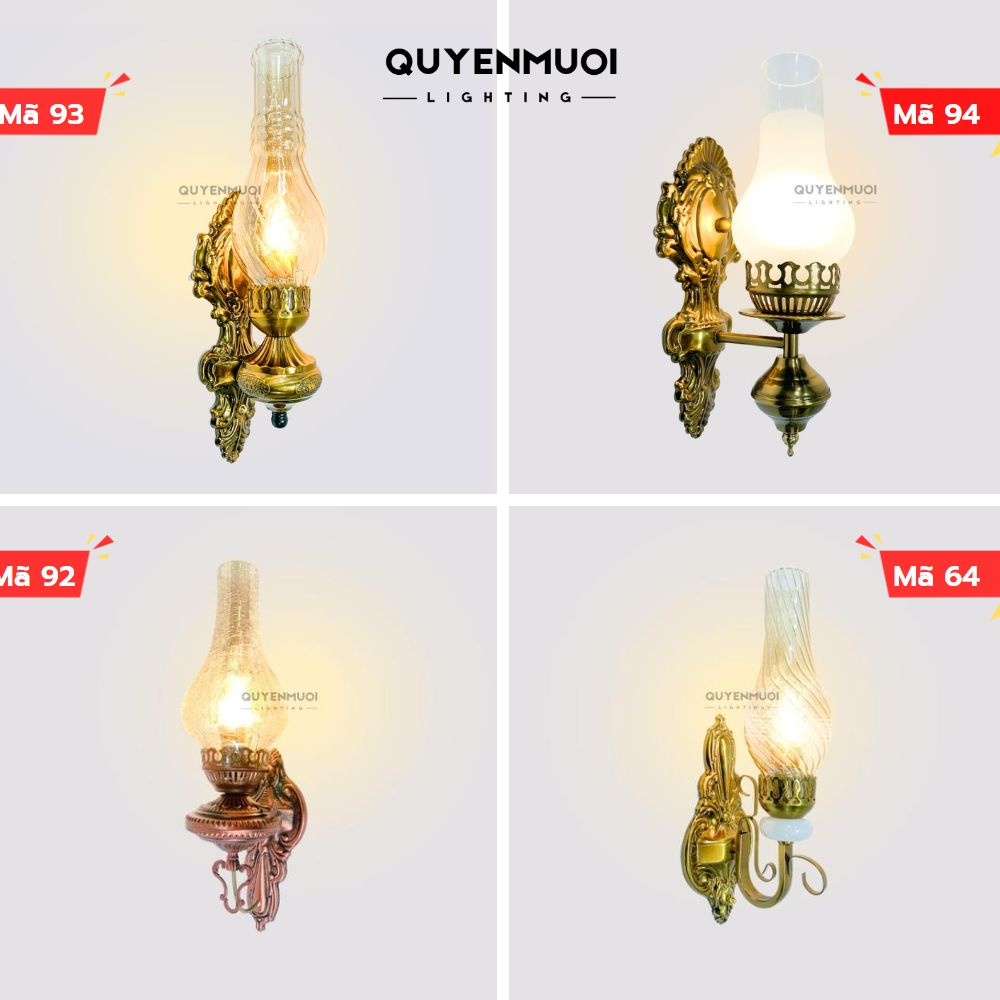 Đèn thờ treo tường trang trí đẹp ( TẶNG KÈM BÓNG 5w ) - QUYENMUOI