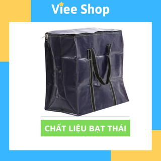 Túi bạt loại dày dặn loại tốt màu tím, xanh rêu Thái Lan viee
