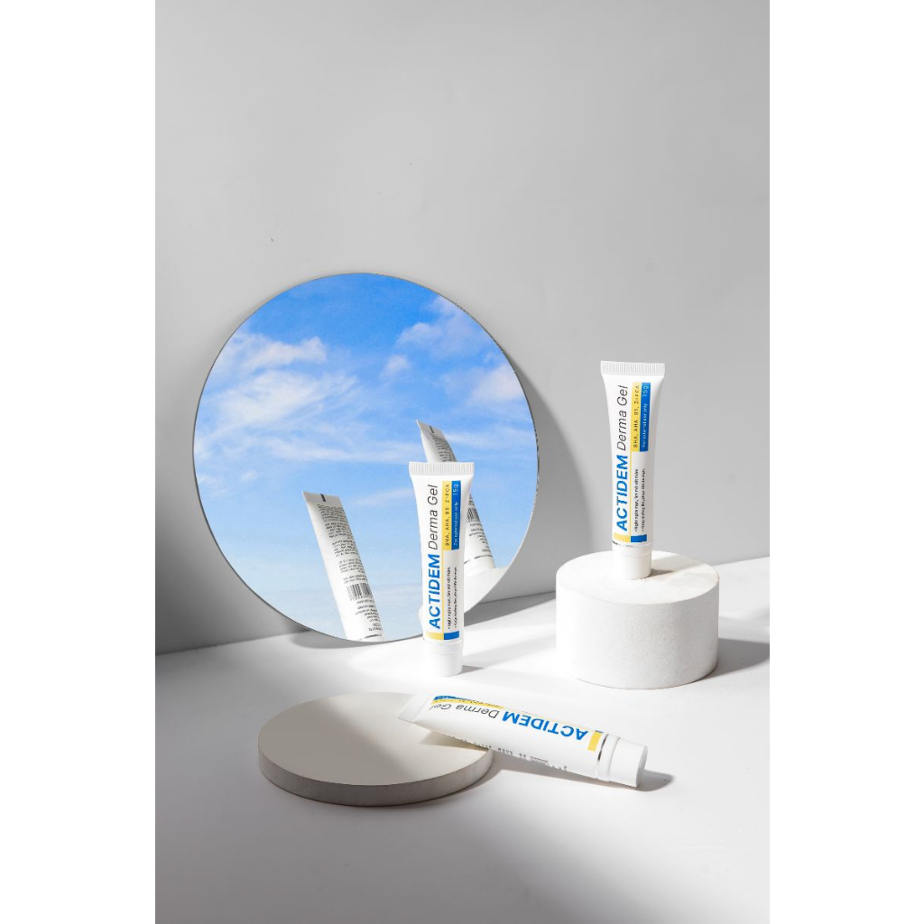 Kem giảm mụn ngừa thâm ẩm mịn da Actidem Derma Gel 15g 18g 40g