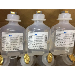 Dịch muối truyền natri clorid 0,9% bbraun chai 100ml 500ml