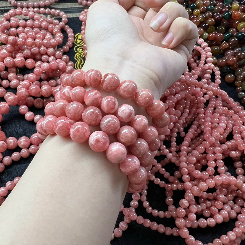 Vòng Phong Thuỷ Đá Đào Hoa từ 5 - 11 ly